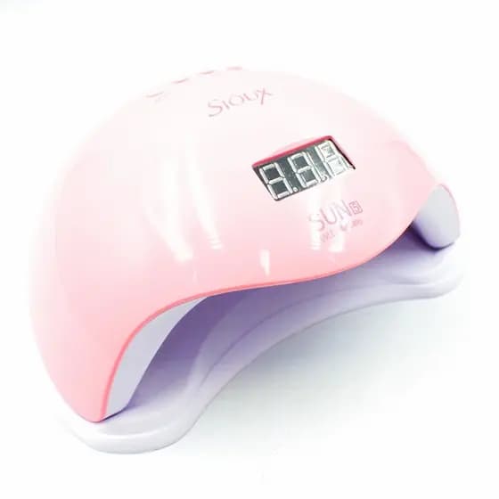 Cabine Sioux Rosa Modelo Sun 5 Led/uv 48w Bivolt Manicure Esmaltação Alongamento Em Gel