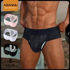 Novo produto pronto estoque juventude malha respirável cuecas esportivas separação elástica casa confortável Hip Lift me