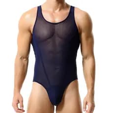 Novo produto pronto estoque roupa interior masculina de malha de uma peça apertado em forma de corpo corpo moldar sem ma