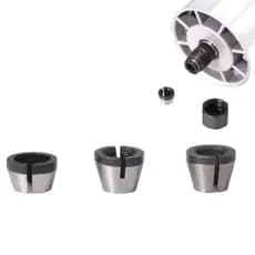 Kit 3 Pinças Adaptador 6mm 6,35mm 8mm Fresa Tupia Laminadora