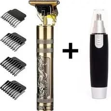 KIT cuidados masculinos - Barbeador e aparador de pelos Maquina cortar cabelo dragão