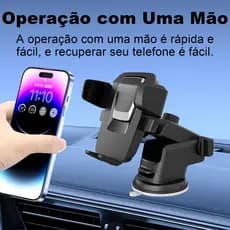Suporte para telefone de carro, ajuste de ângulo de ventosa, estável e sem tremer, um bom auxiliar para navegação