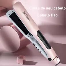 Novo tipo de alisador de cabelo elétrico de dupla voltagem e com duas presilhas.