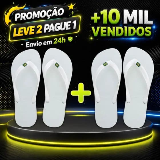 Chinelos Do Brasil Masculino e Feminino em Borracha Original Anti-Derrapante Unissex