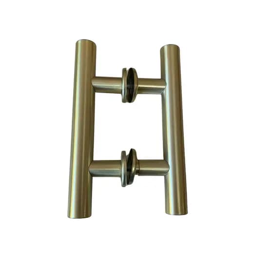 Puxador Tubular 2 furos 20cm Para Box, Porta De Vidro ou Madeira Protheus
