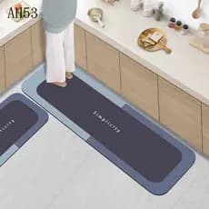 Tapete de cozinha super absorvente e antiderrapante, tapete de cozinha de secagem rápida, tapete para banheiro, tapete d