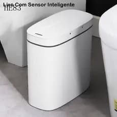 Lixeira Inteligente com Sensor Automático 13 litros, Lixeira Eletrônica para Cozinha, Banheiro e Casa, Indução KH739