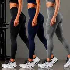 Kit 3 Calças Legging Feminina Cintura Alta e Modeladora Quentinha e Confortavel
