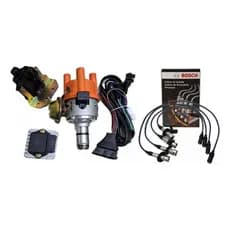 Kit Ignição Eletrônica Fusca + Jg Cabos De Vela Hall