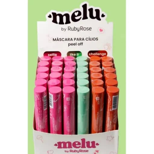 Máscara Para Cílios Rímel Peel Off Alta Fixação Melu By Ruby Rose RR-5151