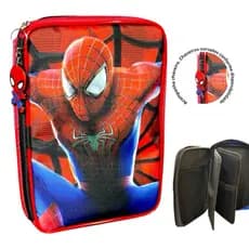 Estojo Box Homem Aranha/Estojo Box /Estojo escolar/Estojo de lápis/Estojo com divisórias/Organizador escolar infantil