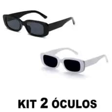 Kit Especial: 2 Óculos de Sol Retrô Vintage - Estilo Nostálgico