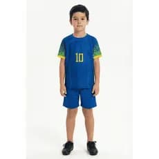 Camiseta e Shorts Infantil Uniforme Torcedor Brasileiro Unissex