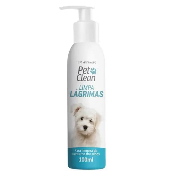 Higienizador Limpa Lágrimas Limpeza de Secreções Cães E Gatos 100ml Pet Clean