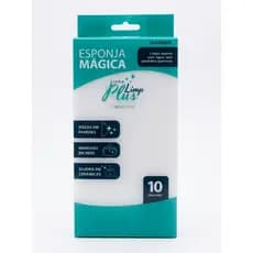 kit com 20 Esponjas Mágica Tira Manchas Multiuso Melanina casa Limpa Branca Premium