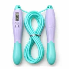 Corda de Pular com Contador Digital Ajustável para Fitness Cardio e Emagrecimento