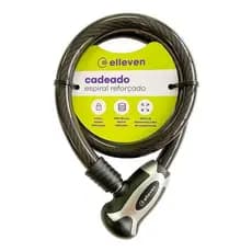 Cadeado Elleven Cabo Aço 80cm X 15mm P/ Bike Moto 2 Chaves