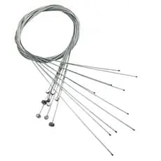 10 Cabos de aços para freios de bicicletas MTB traseiro 1900mm x 1,5mm