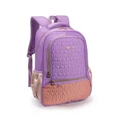 Mochila estudante menina saco de escola multi-cor impermeável redutor negativo grande saco de escola