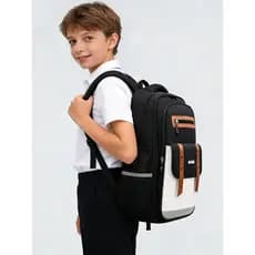 Mochila escolar infantil para meninos e meninas universal, british wind