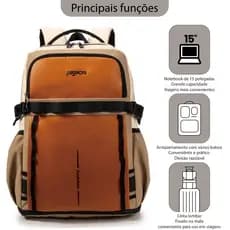 Mochilas para homens e mulheres negócios à prova d'água grande capacidade (pode conter 15 "laptop)