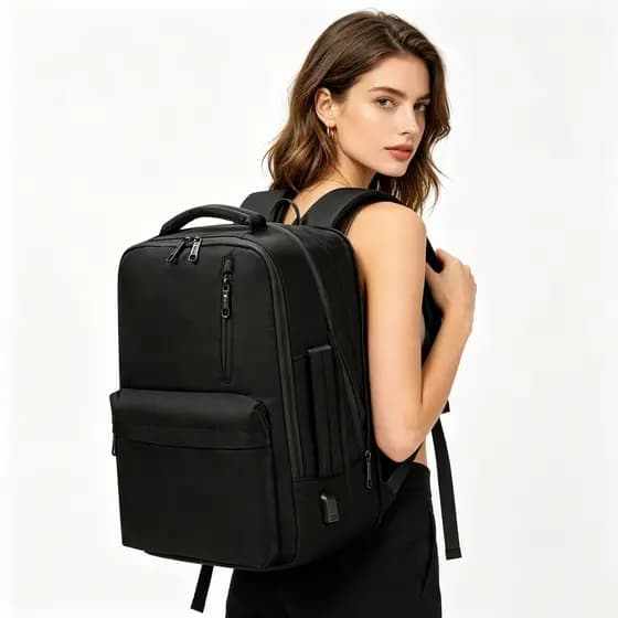 Mochila de bolso universal para homens e mulheres (à prova d'água, reforçada, expansível)