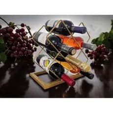 ORGANIZADOR DE VINHO ADEGA EM METAL SOFISTICADO E ESTILO PARA SUA DECORAÇÃO