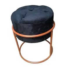 Puff Estilo Moderno | Puff Quadrado Estofado | Decoração de Sala e Quarto
