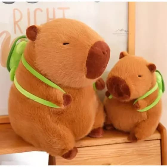Brinquedo Pelúcia Capivara Filó Tartaruga Kawai 2025！Traga seu próprio som, imite o som!TOP!我