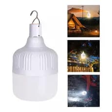 Lâmpadas Led Bulbo 80w 100w e 150w Branco Frio Recarregável para Emergência- Iluminação Externa Confiável e Painel Solar