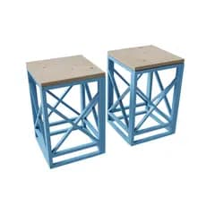 Kit 2 Suportes para Vasos de Plantas – Resistentes e Elegantes coloridos