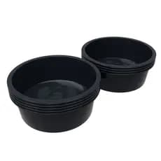 Bacia Redonda Plástico 15Lts, Lavanderia e Cozinha Facilite suas Tarefas - Kit 09 unidades