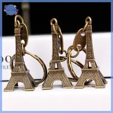 MCHY > 10 Peças Chaveiro Torre Francesa Liga Chave Lembranças Francês Paris Tour Saco De Presente Pingente Acessórios Ti