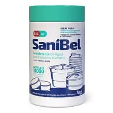 Pastilha de Cloro Para Consumo Humano Cisterna Caixa d'água Tanques Sanibel 1 Kg Buschle & Lepper
