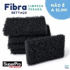 Fibra Limpeza Pesada Bettaço Super Abrasiva Remove Gordura Pesada Grelha Chapa Coifa Profissional Superpro Bettanin