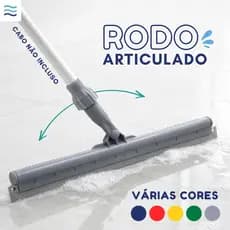 Rodo Twist Articulado Profissional 50cm Multiuso com Borracha Sem Cabo Várias Cores
