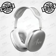 Fone HeadSet Bluetooth P9 | Personalizado Laser - Nome - logo - Time