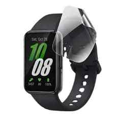 Kit 4 Películas Hidrogel Premium Samsung Galaxy Fit 3 | Recorte sobe medida - Apple - Xaiomi - Amazfit - Samsung