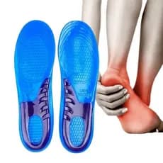 Palmilha Ortopédica Gel de Silicone para Dores nos Pés Anti Impacto para Sapato GA-209