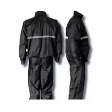 Capa de Chuva Conjunto Completo Para Motoqueiro Adulto Com Faixa de Sinalização E Capuz Unissex Material Camada Simple