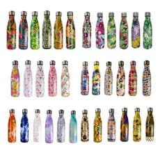 Garrafa Térmica Aço Inox Água Gelada Garantida Por 24 Horas Estampas Diversas 500ml Trabalho Escola