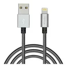 Cabo USB Para Lightning 1 Metro Metalizado 2.1A
