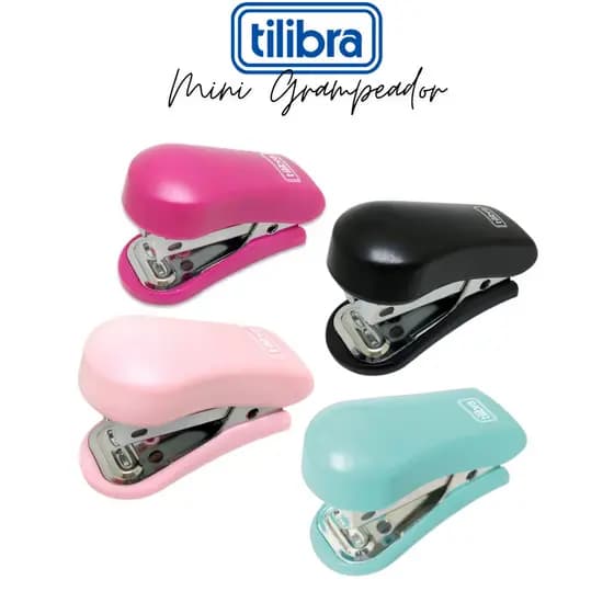 Mini Grampeador G101 12 Folhas - Tilibra