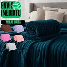 Manta Canelada Extra Macio 2,00 x 1,40 mt Premium