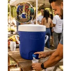 Botijão Térmico MOR 15L com Torneira Água Gelada para Eventos Trabalho e Camping