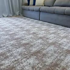 Tapete Bege Boho 3,00 M X 2,00 M Fácil De Limpar Com Antiderrapante Sala Quarto Escritório
