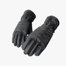 Luvas Impermeáveis para Moto  /Luvas Retrô de Couro para Motocicleta /Fecho Zíper