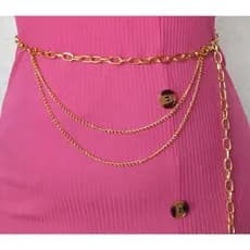 Moderno e estiloso Cintos Feminino Com  De Metal importado