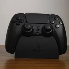 Suporte de Controle PS5 DualSense Gamer Organizador para Mesa Setup Estação de Jogos Ideal para Console e PC