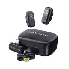 Microfone Hollyland Lark A1 Duo Combo Preto
